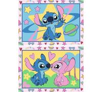 Ravensburger CreArt Junior 12023123 - Disney Stitch & Angel - Pintura por números para niños a Partir de 5 años