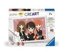 Ravensburger CreArt Kids 18 x 24 cm - Número de arte - Retrato de grupo y Harry Potter - Kit de pintura por números, a partir de 7 años - 25835