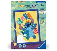 Ravensburger - CreArt Kids 18 x 24 cm - Número de arte - Stitch - Kit de pintura por números - a partir de 7 años - 25844