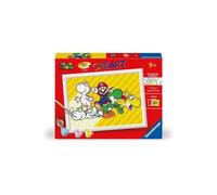 CreArt Kids 18x24cm Super Mario, Kit de peinture par numéros Numéro d'Art, Des 7 ans, 25529, Ravensburger