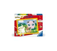 CreArt Kids 18x24cm Pokemon, Kit de peinture par numéros Numéro d'Art, Des 7 ans, 25839, Ravensburger