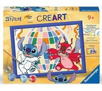 Ravensburger - CreArt Kids 18x24 cm - Número artístico - Stitch & Leroy - Kit para Pintar por números - A Partir de 7 años - 25990
