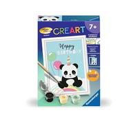 Ravensburger CreArt Kids 8 x 12 cm - Número de Arte - Happy Birthday - Kit de Pintura por números - Cumpleaños - a Partir de 7 años - 25588