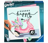 RAVENSBURGER CREART KIT PINTURA CHOOSE HAPPY, 20125, TIENDA CON LICENCIA OFICIAL