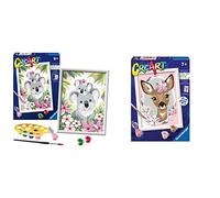Ravensburger, CreArt, Koalas Adorables, Kit de Pintura, Pintar por Números, Juego Creativo& CreArt, Cervatillo, Kit de Pintura, Pintar por Números, Juego Creativo