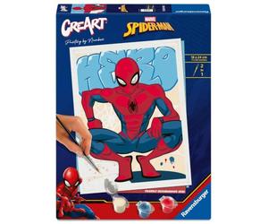 Ravensburger CreArt, Malen Nach Zahlen Adults Trend Marvel Der ultimative Spider-Man - Held Der Nachbarschaft
