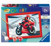 Ravensburger CreArt, Malen Nach Zahlen Kinder - Motorradfahrer
