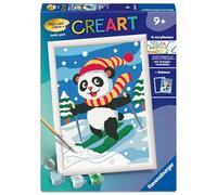 Ravensburger CreArt, Malen Nach Zahlen Kinder - Skifahrender Panda