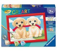 Ravensburger CreArt, Malen Nach Zahlen Kinder - Spielende Hunde