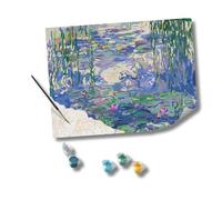Ravensburger - CreArt Monet Los Nenúfares, Kit pintar por números adultos