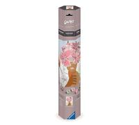 Ravensburger Kit Pintar por Números CreArt Premium B Mujer con Flores 30x40 cm con kit y marco 14+