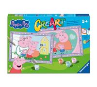 Ravensburger - CreArt Peppa Pig, Kit de Pintar por números niños +5 años