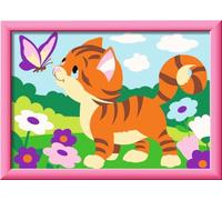 Ravensburger CreArt - Pintura por números 12023126 - Gatitos en el jardín - Niños a Partir de 7 años