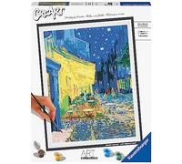 Ravensburger - CreArt Serie B Art Collection: Van Gogh, Terraza de Café por la Noche, Pintar por Numeros Adultos, Cuadros para Pintar por Numeros Adultos, Incluye completo Kit Pintar