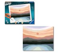 Ravensburger – Kit pintar por números Creart Serie C Trend Paisaje Minimalista 24x30 cm (14 años+)