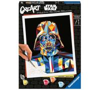 Ravensburger - Creart Serie C Trend: Polygon Starwars Darth Vader | Pintar Por Numeros Adultos Y Niños | Cuadros Para Pintar Por Numeros | Manualidades Adultos Y Niños De 14 Años O Más 24x30cm