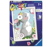 Ravensburger - CreArt Serie D Classic - Saludos de Primavera, Kit para Pintar por Números, Contiene una Tabla Preimpresa, un Pincel, Colores y Accesorios, Juego Creativo para Niños y Niñas 7+ Años