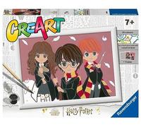 Ravensburger - CreArt Serie D, Frozen, Pintura por Numeros, Kit de Pintura para Niños, Juego Educativo para Niños de 7+ Años, 27x20 cm