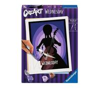 Ravensburger – Kit para pintar por números Creart Serie D: Miércoles – Con marco 24x18 cm – 14+