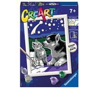 Ravensburger - CreArt Serie E, Amigos para Siempre, Pintura por Numeros, Kit de Pintura para Niños, Juego Educativo para Niños de 7+ Años, 22x16 cm