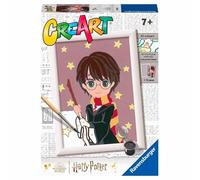 Ravensburger - CreArt Serie E, Harry Potter: Harry, Pintura por Numeros, Kit de Pintura para Niños, Juego Educativo para Niños de 7+ Años, 18x13 cm