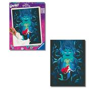 Ravensburger - Creart Serie Premium B: Disney: Arielle Y Ursula | Pintar Por Numeros Adultos Y Niños | Cuadros Para Pintar Por Numeros | Manualidades Adultos Y Niños De 14 Años O Más 40x30cm