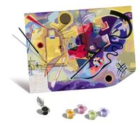 Ravensburger - Kit pintar por números Creart Serie Premium B Kandinsky Amarillo Rojo Azul 40x30 cm