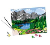 Ravensburger CreArt Adult Premium, Los dolomitas, Pintar por Números, Edad Recomendada 14 +