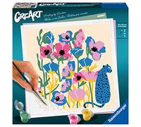 Ravensburger - CreArt Serie Trend: Amapolas, Pintar por Numeros Adultos y Niños, Cuadros para Pintar por Numeros, Incluye Completo Kit Pintar y Marco, para Niños 14+ Años, 20x20cm