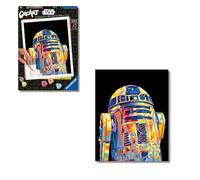 Ravensburger - Creart Serie C Trend: Polygon Starwars R2-2D | Pintar Por Numeros Adultos Y Niños | Cuadros Para Pintar Por Numeros | Manualidades Adultos Y Niños De 14 Años O Más 24x30cm