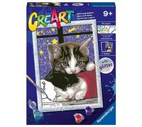 Ravensburger - CreArt Tiernos Gatitos, Kit Pintar por números niños +9 años