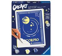Kit para pintar con números ravensburger creart serie trend d zodiac: escorpio