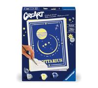 Ravensburger - CreArt Trend D Zodiac: Sagitario, Horóscopo, Kit para Pintar por Números Adultos, Juego Creativo para Adultos y Niños 14+ Años
