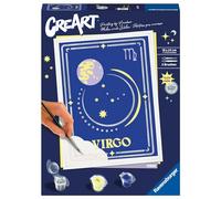 Kit para pintar con números ravensburger creart serie trend d zodiac: virgo
