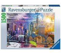 Ravensburger - Puzzle: Nueva York Estaciones, Puzzle 1500 Piezas, Puzzles para Adultos y Niños, Puzzle 1500 Piezas Adultos, Pegamento Puzzle para Enmarcar Puzzles, Rompecabezas Adultos, 80x60cm