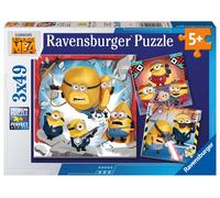 Ravensburger Despicable Me 4 Minions Jigsaw Puzzles for Kids Age 5 Years Up - 3x