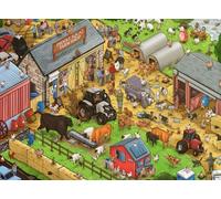 Ravensburger Diddly Squat Farm - Rompecabezas XXL de 100 piezas, para niños | A partir de 6 años, escena rústica de granja, calidad premium, piezas de ajuste perfecto