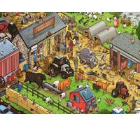 Ravensburger Diddly Squat Farm - Rompecabezas XXL de 100 piezas, para niños