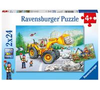 Ravensburger - Digger At Work 2x24p - 07802 Moderno
