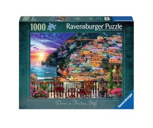 Ravensburger Dinner in Positano Italy - Rompecabezas de 1000 Piezas para Adultos y niños a Partir de 12 años