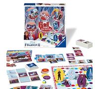 Ravensburger Disney Frozen 2 1 para niños y familias a Partir de 3 años - Incluye 6 Juegos clásicos: Bingo, Memoria, dominó, Serpientes y escaleras, Damas y Naipes, 20427,