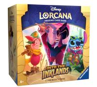 Ravensburger Disney Lorcana Set 3 Into The Inklands Illumineer’s Trove - Incluye: 8 Booster (con 12 Cartas aleatorias Cada uno), Caja de Colección con Marcadores, Dados y Contador, en Inglés