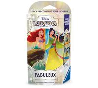 Ravensburger Disney Lorcana TCG - Deck preconstruido 1 Jugador Fabuloso - Ariel & Mulan - A Partir de 8 años