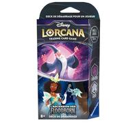 Ravensburger-Disney Lorcana TCG El Ascenso de Floodborn-Juego de Cartas Coleccionables -JCC-Deck de Inicio Amatista & Acero-Desde 8 Años- Versión en español