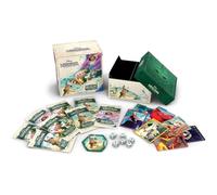 Ravensburger - Disney Lorcana TCG: Illumineer's Trove, Caja de Alamenamiento con 7 divisores por Tipo de Tinta, Inlcuye 8 Paquetes de Refuerzo, 6 Dados, 1 Contador Giratorio