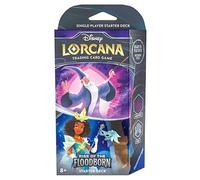 Ravensburger Disney Lorcana TCG: Rise of the Floodborn - Amethyst & Steel Smeler -Player Deck | Juego atractivo | Ms de 200 obras de arte origin