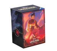 Ravensburger Disney Lorcana TCG: Shimmering Skies Caja de Mazo Aladdin, Caja de Mazo para Contener hasta 80 Cartas con Fundas