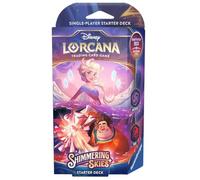 Disney Lorcana - Shimmering Skies - Mazo de inicio Amatista/Rubí en ingles