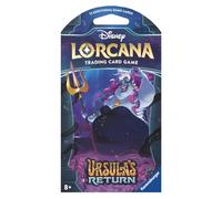 Ravensburger Disney Lorcana TCG: Ursula's Return - Paquete de Refuerzo Individual Surtido (12 Tarjetas) para Edades de 8 años en adelante