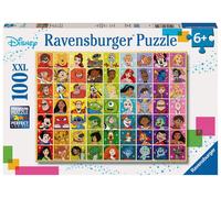 Ravensburger - Puzzles XXL Disney Multicharacter | Puzzle 6 Años O Más | Regalo Niño 6 Años O Más De 100 Piezas | Rompecabezas Niños De 36 X 49 Cm Puzzle
